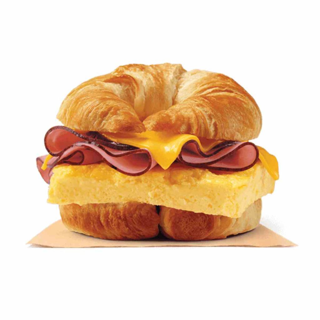 Burger King Bacon, Egg & Cheese Croissan'wich Meals